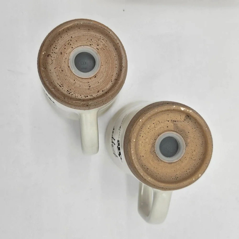 Bee Salt Pepper Shakers Set Ceramic Mug Style Kitchen‎ Decor Gift